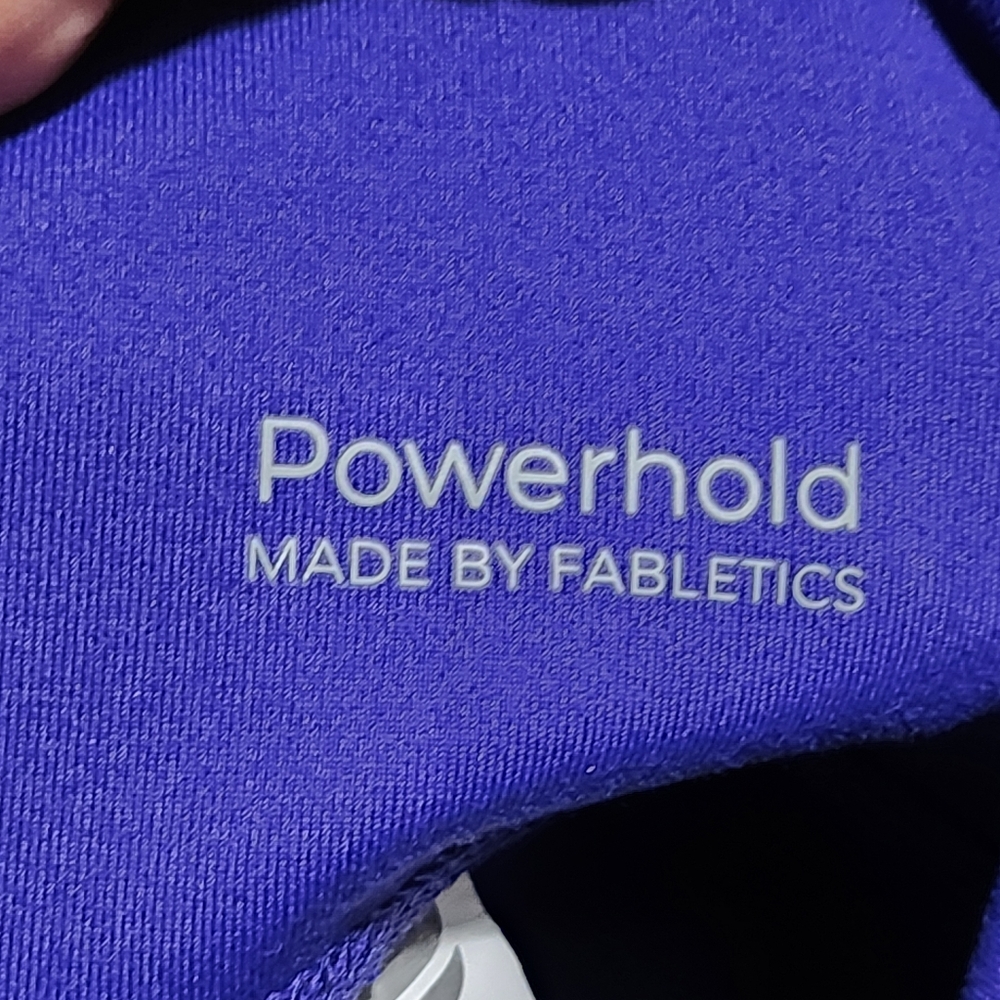 FABLETICS Define Powerhold Womens Medium Purple High Waist 7/8 Leggings Workout - Picture 2 of 16